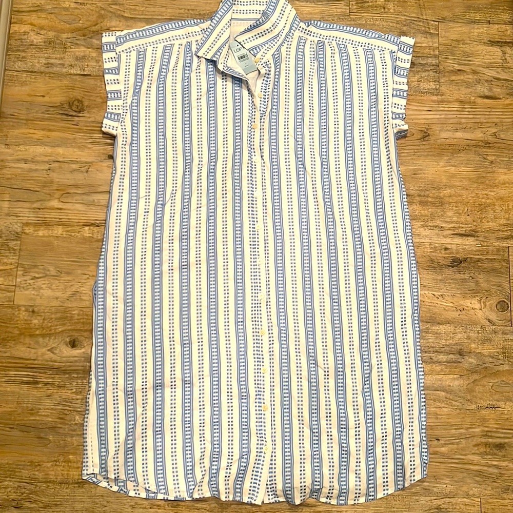 NWT LOFT Dolman Pocket Collard Shirtdress